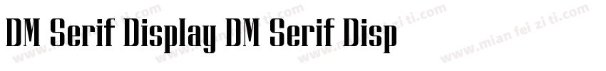 DM Serif Display DM Serif Display字体转换